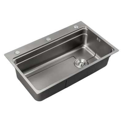 Мийка з нержавіючої сталі Mixxus MS6846-Set-01 Micro Decor Graphite (3.0/0.8) комплект (графіт) (MI8388) Мийка з нержавіючої сталі Mixxus MS6846-Set-01 Micro Decor Graphite (3.0/0.8) комплект (графіт) (MI8388)