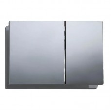 Панель змиву KOER KT-0610-01 240x160x32mm пластикова, кнопка квадратна (колір хром) (KR6135)