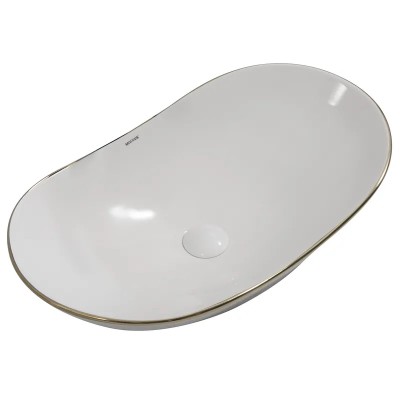Раковина накладна MIXXUS PREMIUM WAVE-0105 EDGE GOLD 620х360х160mm (MP6557) Раковина накладна MIXXUS PREMIUM WAVE-0105 EDGE GOLD 620х360х160mm (MP6557)