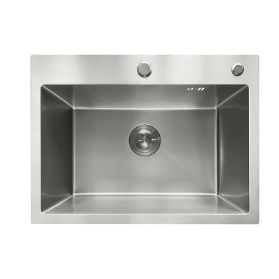 Мийка з нерж. сталі MIXXUS MH5843 MICRO DECOR SS COLOR (3.0/0.8) (колір нержавійка) (MI8216)