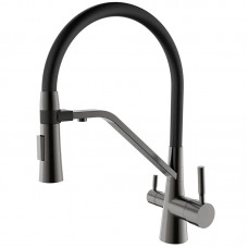 Змішувач для кухні Mixxus Premium Magnet 021 GRAPHITE REFL.BLACK (MI6975)