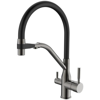 Змішувач для кухні MixxusPremium Gravity 021 GRAPHITE REFL.BLACK (MI6979) Змішувач для кухні MixxusPremium Gravity 021 GRAPHITE REFL.BLACK (MI6979)