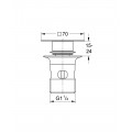 Нажимной донный клапан Grohe (40565000)