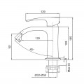 Змішувач для умивальника Koer KB-12007-05 (Колір чорний) (KR3443) Змішувач для умивальника Koer KB-12007-05 (Колір чорний) (KR3443)