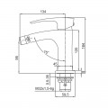 Змішувач для біде Koer KB-20007-01 (Колір хром) (KR3458) Змішувач для біде Koer KB-20007-01 (Колір хром) (KR3458)