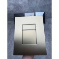 Панель змиву KOER KT-0607-12 157x198x3mm пластикова, кнопка квадратна (колір матове золото) (KR5715) Панель змиву KOER KT-0607-12 157x198x3mm пластикова, кнопка квадратна (колір матове золото) (KR5715)