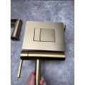 Панель змиву KOER KT-0607-12 157x198x3mm пластикова, кнопка квадратна (колір матове золото) (KR5715) Панель змиву KOER KT-0607-12 157x198x3mm пластикова, кнопка квадратна (колір матове золото) (KR5715)