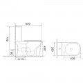 Унітаз-компакт MIXXUS WAVE-0405-R 630х350х795mm система змиву RIMLESS (MI6694) Унітаз-компакт MIXXUS WAVE-0405-R 630х350х795mm система змиву RIMLESS (MI6694)