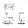 Чаша унітазу-компакту без сидіння MIXXUS PREMIUM BEVEL-0402-T1 BOWL 445x390x670 система змиву TORNADO 1.0 (MI8353) Чаша унітазу-компакту без сидіння MIXXUS PREMIUM BEVEL-0402-T1 BOWL 445x390x670 система змиву TORNADO 1.0 (MI8353)