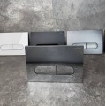 Панель змиву KOER KT-0608-01 240x160x10mm пластикова, кнопка закруглена (колір хром) (KR6124) Панель змиву KOER KT-0608-01 240x160x10mm пластикова, кнопка закруглена (колір хром) (KR6124)