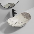 Раковина накладна MIXXUS PREMIUM WAVE-0106 MARBLE 620х360х160mm (MP6560) Раковина накладна MIXXUS PREMIUM WAVE-0106 MARBLE 620х360х160mm (MP6560)