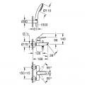 Набір змішувачів для ванни Grohe Eurosmart (UA123302S0) Набір змішувачів для ванни Grohe Eurosmart (UA123302S0)