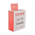 Комплект кранів рушникосушарки кутовий M1/2''xM1/2'' під ТЕН хромований KOER KR.SET.551 (KR5841)