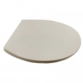Сидіння-кришка для унітазу MIXXUS SEAT COVER ELLIPSE-2002 460х370х60mm дюропластове швидкознімне з мікроліфтом (MI6720)