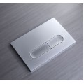 Панель змиву KOER KT-0608-14 240x160x10mm пластикова, кнопка закруглена (колір сатин) (KR6127)
