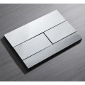 Панель змиву KOER KT-0603-01 240x160x10mm пластикова, кнопка лінійна (колір хром) (KR5319)