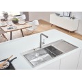 Мийка кухонна Grohe EX Sink K1000 (подвійне крило зліва) (31581SD0)