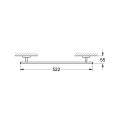 Тримач для рушників Grohe Bau Cosmopolitan Neutral (40459001) Тримач для рушників Grohe Bau Cosmopolitan Neutral (40459001)