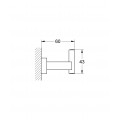 Гачок для халату Grohe Essentials Cube New (40511001)