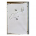 Дзеркало Mixxus HARD MR06-50x80 з Led Touch, Anti-fog, димером, регулятором яскравості, годинником (MI6011)