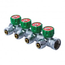 Колектор для теплої підлоги з фітингом Koer KR.1121-4 3/4"x4 ways (KR2652) Колектор для теплої підлоги з фітингом Koer KR.1121-4 3/4"x4 ways (KR2652)