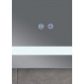 Дзеркало Mixxus WARM MR12-80x70-REVERSE з LED Touch, Anti-fog, димером, регулюванням яскравості (MI