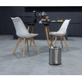 Відро для сміття з плавним закриттям прямокутне Mixxus Bevel-TC0112 SS Color 12л колір наржавійка (