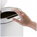 Відро для сміття сенсорне овальне Mixxus Premium Topper-TC0112 White 12л колір білий (MI7082)