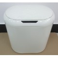 Відро для сміття сенсорне овальне Mixxus Premium Topper-TC0112 White 12л колір білий (MI7082)