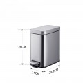 Відро для сміття з плавним закриттям прямокутне Mixxus Premium Quadro-TC0105 SS Color 5л колір нерж Відро для сміття з плавним закриттям прямокутне Mixxus Premium Quadro-TC0105 SS Color 5л колір нерж