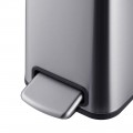 Відро для сміття з плавним закриттям прямокутне Mixxus Premium Quadro-TC0105 SS Color 5л колір нерж Відро для сміття з плавним закриттям прямокутне Mixxus Premium Quadro-TC0105 SS Color 5л колір нерж