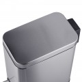 Відро для сміття з плавним закриттям прямокутне Mixxus Premium Quadro-TC0105 SS Color 5л колір нерж Відро для сміття з плавним закриттям прямокутне Mixxus Premium Quadro-TC0105 SS Color 5л колір нерж