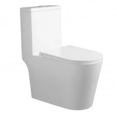 Унітаз моноблок підлоговий MIXXUS BEVEL-0406-T1 690х360х790mm система змиву TORNADO 1.0 (MI6729)