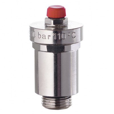 Воздухоотводчик автоматический Roho R1301-050N - 1/2" Н (никель) (RO0138) Воздухоотводчик автоматический Roho R1301-050N - 1/2" Н (никель) (RO0138)