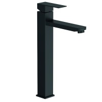 Змішувач для умивальника ZERIX KUB-001-HIGH BLACK з нерж. сталі SUS304 (кол. чорний) (ZX4846) Змішувач для умивальника ZERIX KUB-001-HIGH BLACK з нерж. сталі SUS304 (кол. чорний) (ZX4846)