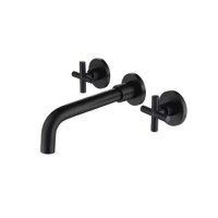 Змішувач для умивальника Mixxus DVE-001 Inner Black (вбудований) (нерж. сталь) (MI6022)