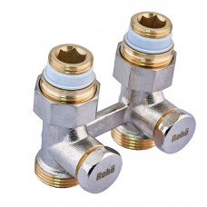 Кран запірний для радіатора Н-подібний Roho R5350-075 - 3/4" прямий (RO0213)
