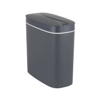 Відро для сміття сенсорне овальне Mixxus Flat-TC0109 Graphite 9 л колір графіт (MI7075)