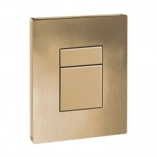 Панель змиву KOER KT-0607-12 157x198x3mm пластикова, кнопка квадратна (колір матове золото) (KR5715) Панель змиву KOER KT-0607-12 157x198x3mm пластикова, кнопка квадратна (колір матове золото) (KR5715)