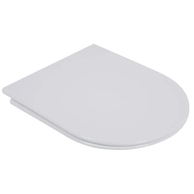 Сидіння-кришка для унітазу MIXXUS SEAT COVER BEVEL-2003 420х334х36mm дюропластове швидкознімне з мікроліфтом (MI6691)