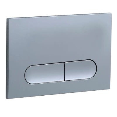 Панель змиву KOER KT-0608-01 240x160x10mm пластикова, кнопка закруглена (колір хром) (KR6124) Панель змиву KOER KT-0608-01 240x160x10mm пластикова, кнопка закруглена (колір хром) (KR6124)