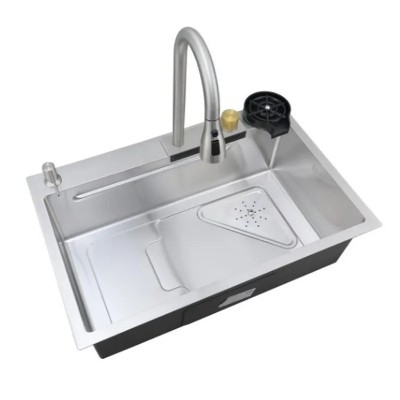 Мийка з вбудованим змішувачем MIXXUS PREMIUM MH7246-SET-01.SUS304 з нерж. сталі SUS304 (Колір нерж) (MX1697) Мийка з вбудованим змішувачем MIXXUS PREMIUM MH7246-SET-01.SUS304 з нерж. сталі SUS304 (Колір нерж) (MX1697)
