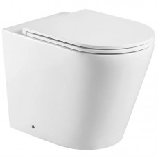 Унітаз підлоговий безбачковий MIXXUS PREMIUM BEVEL-0701-T1 580х365х430mm система змиву TORNADO 1.0 (MP6597)