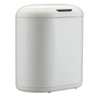 Відро для сміття сенсорне овальне Mixxus Premium Topper-TC0112 White 12л колір білий (MI7082)