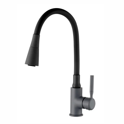 Змішувач для кухні Zerix Atrium-011-T Graphite Refl.Black (Колір графіт+силік.вилив чорний) (ZX6106) Змішувач для кухні Zerix Atrium-011-T Graphite Refl.Black (Колір графіт+силік.вилив чорний) (ZX6106)