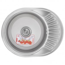 Мойка кухонная ZERIX Z5745-06-160MD (micro decor) (ZS0562)