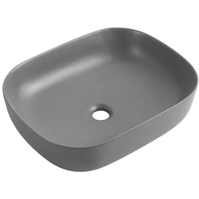 Раковина накладна MIXXUS PREMIUM DIVERSE-0115 GRAY 490x395x135mm (MP6650)