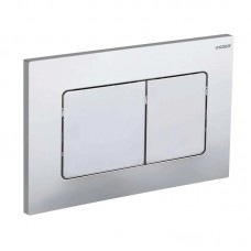 Панель змиву KOER KT-0602-01 240x160x10mm пластикова, кнопка квадратна (колір хром) (KR5178) Панель змиву KOER KT-0602-01 240x160x10mm пластикова, кнопка квадратна (колір хром) (KR5178)