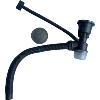 Сифон для кухонної мийки ZERIX SK-05-A 3 1/2"x40 DECOR GRAPHITE (колір графіт) (ZX6201) Сифон для кухонної мийки ZERIX SK-05-A 3 1/2"x40 DECOR GRAPHITE (колір графіт) (ZX6201)