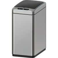 Відро для сміття сенсорне прямокутне Koer TC-020408-02 8 л колір нержавійка (KR5588)